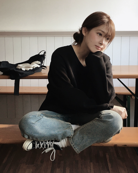 [SLOWAND] # SLOWMADE Premium PK Wool Napping Slit Sweatshirt