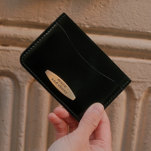 [mucu and ebony] Dessert Card Wallet Long Black