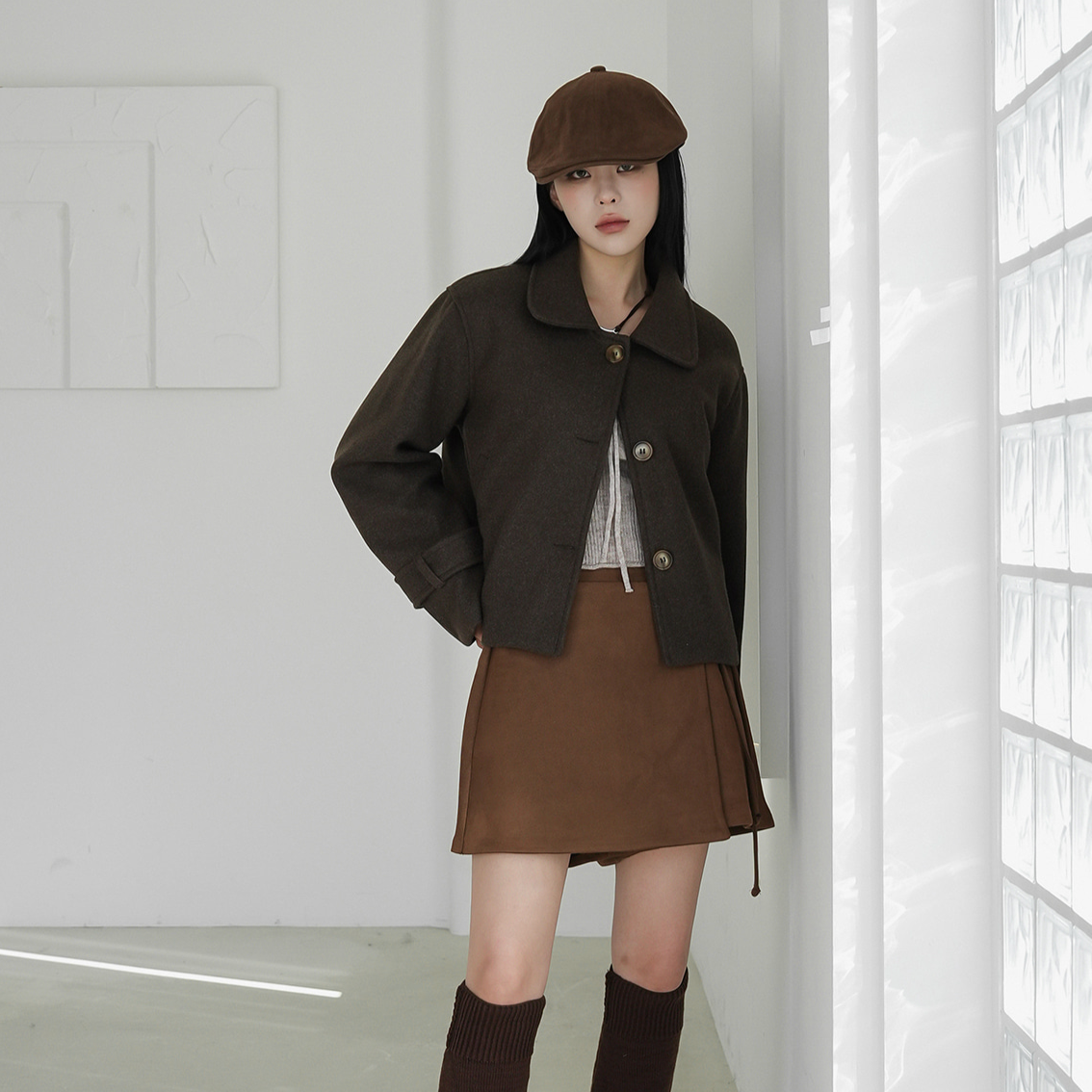 [BINARY01] Eilie Single Woolen Jacket