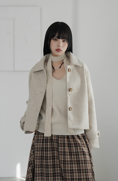 [BINARY01] Eilie Single Woolen Jacket