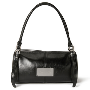 [Matin Kim] BUCKLE STRAP SHOULDER BAG IN BLACK