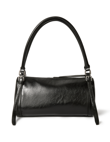 [Matin Kim] BUCKLE STRAP SHOULDER BAG IN BLACK