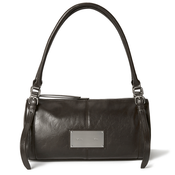 [Matin Kim] BUCKLE STRAP SHOULDER BAG IN BROWN