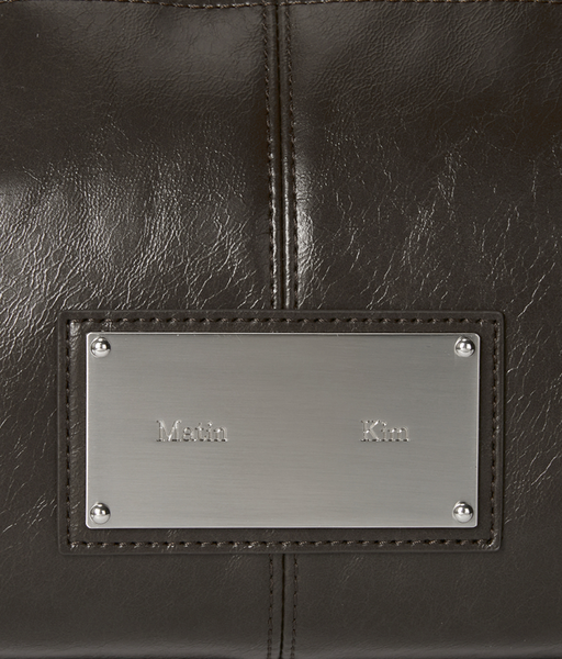 [Matin Kim] BUCKLE STRAP SHOULDER BAG IN BROWN