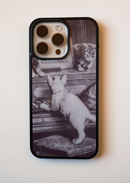 [JAZZ OR NOT] French Comfy Phone Case - Cat Calin