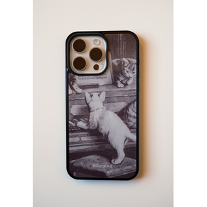 [JAZZ OR NOT] French Comfy Phone Case - Cat Calin