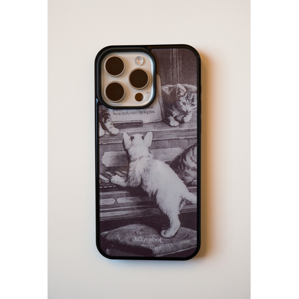 [JAZZ OR NOT] French Comfy Phone Case - Cat Calin