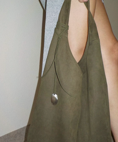 [BROOKLY] Hobo Bag (Suede)