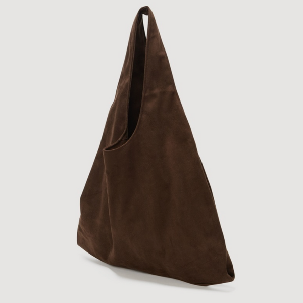 [FLOR] Flower Market Bag Suede Dark Brown