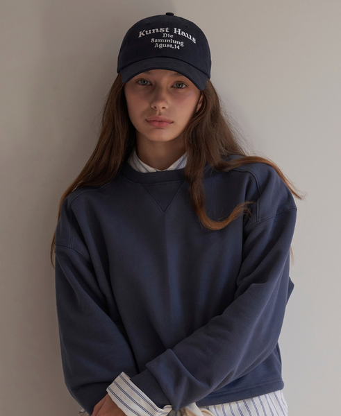 [DUMARO] Kunst Haus Cotton Ball Cap / Navy