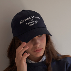 [DUMARO] Kunst Haus Cotton Ball Cap / Navy