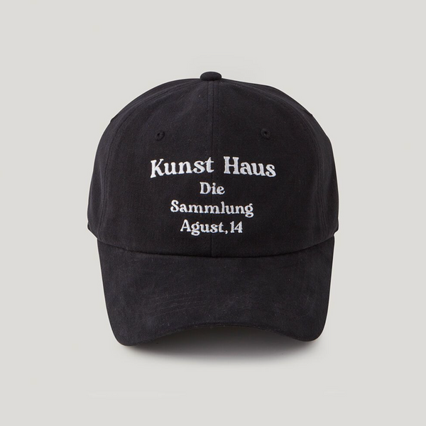 [DUMARO] Kunst Haus Cotton Ball Cap / Black