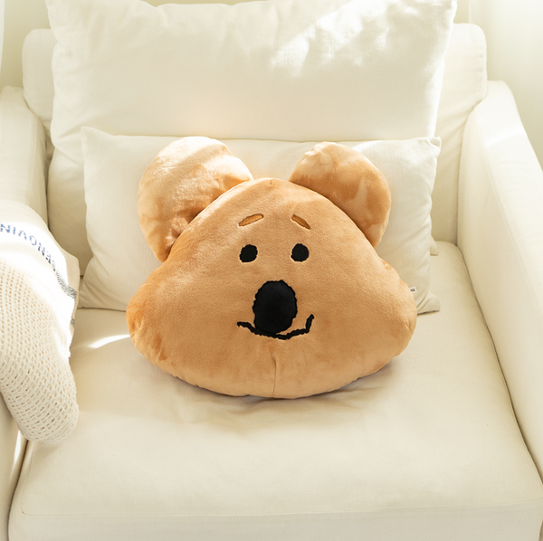 [Dinotaeng] Fluffy Face Cushion Quokka / Fatty