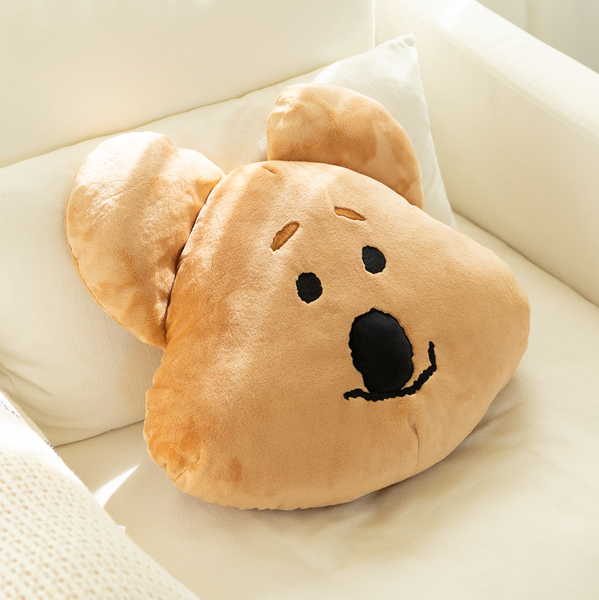 [Dinotaeng] Fluffy Face Cushion Quokka / Fatty