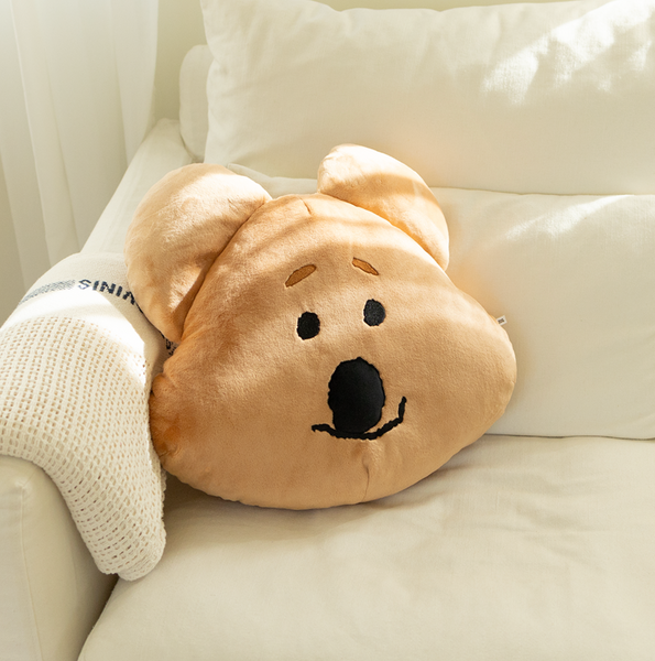 [Dinotaeng] Fluffy Face Cushion Quokka / Fatty