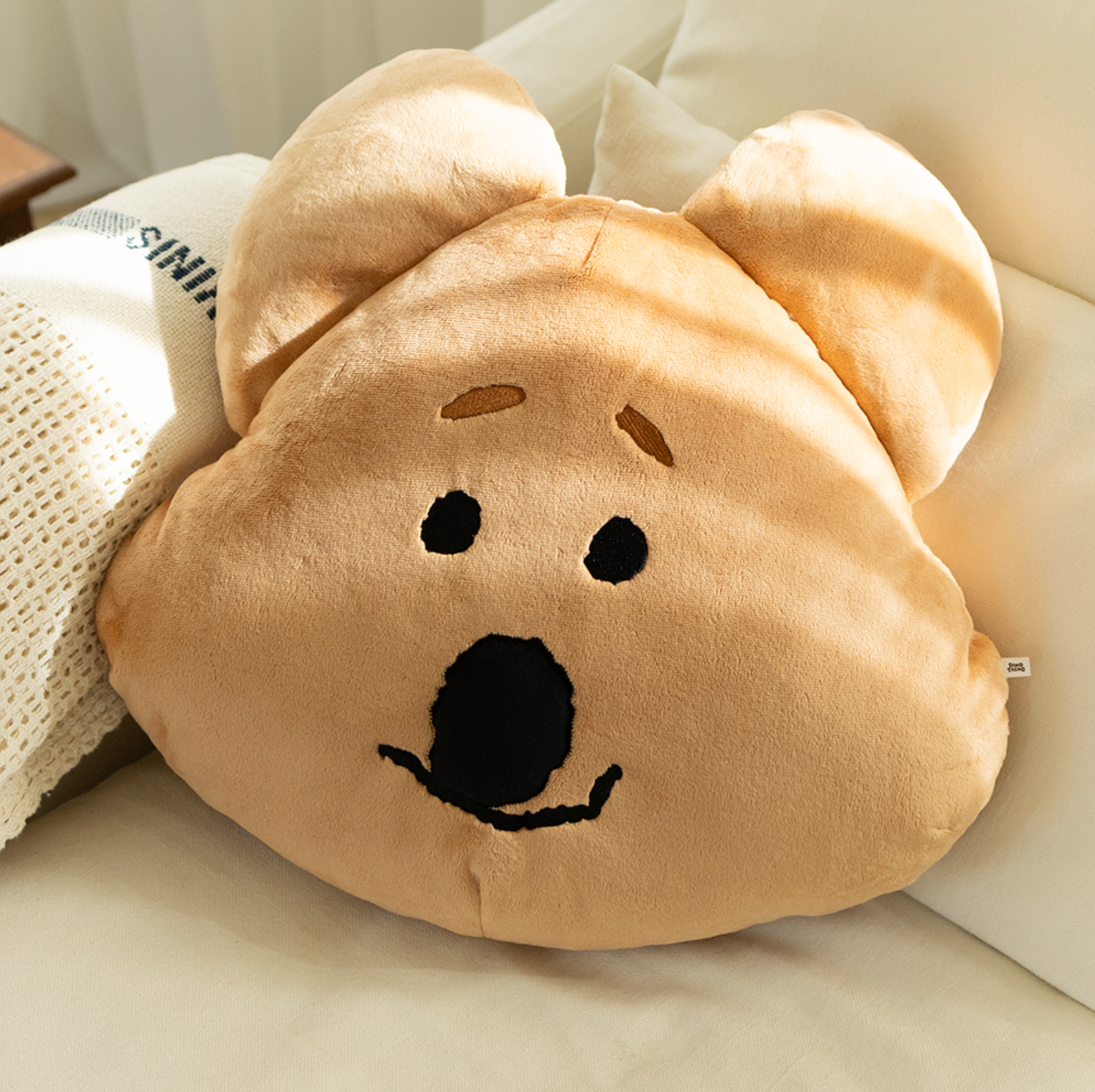 [Dinotaeng] Fluffy Face Cushion Quokka / Fatty