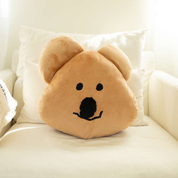 [Dinotaeng] Fluffy Face Cushion Quokka / Fatty