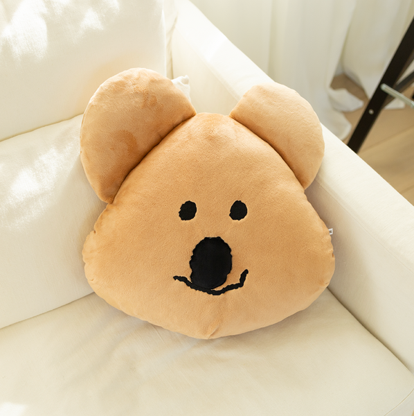 [Dinotaeng] Fluffy Face Cushion Quokka / Fatty