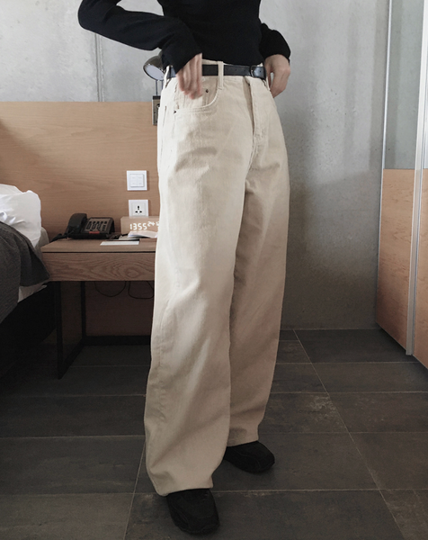 [SLOWAND] # SLOWMADE Our Line Corduroy Pants