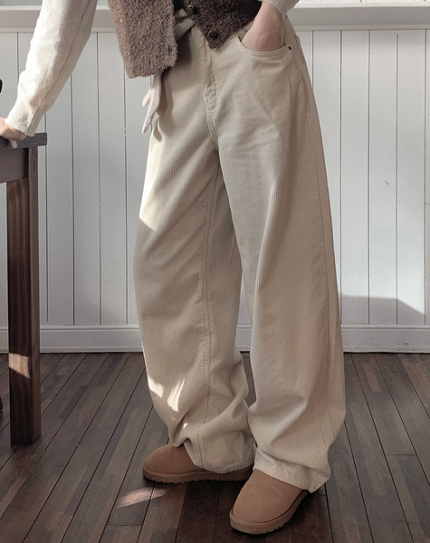 [SLOWAND] # SLOWMADE Our Line Corduroy Pants