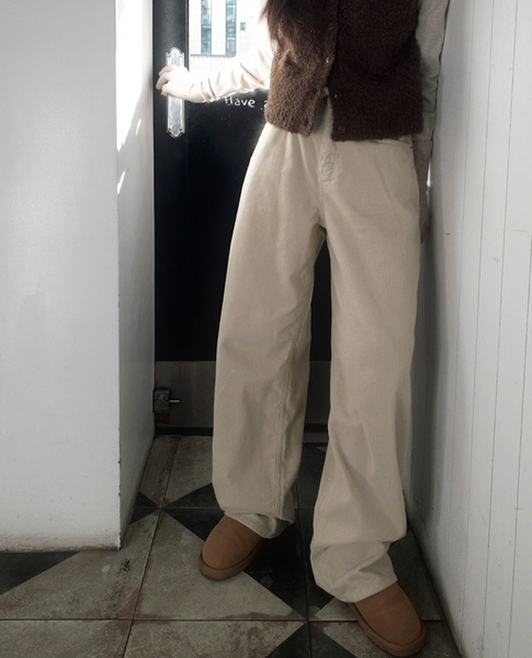 [SLOWAND] # SLOWMADE Our Line Corduroy Pants