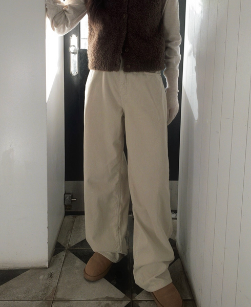 [SLOWAND] # SLOWMADE Our Line Corduroy Pants