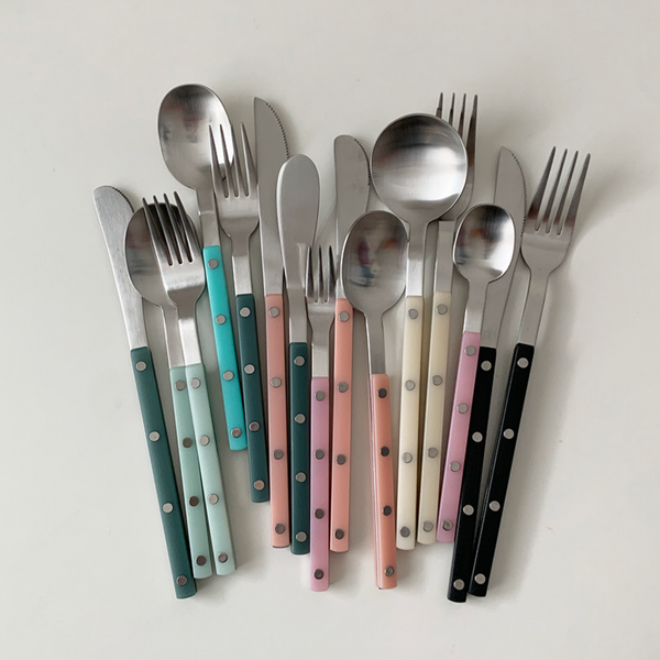 [SINON SHOP] Satin Pastel Cutlery Set