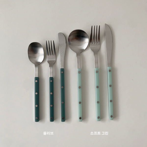 [SINON SHOP] Satin Pastel Cutlery Set