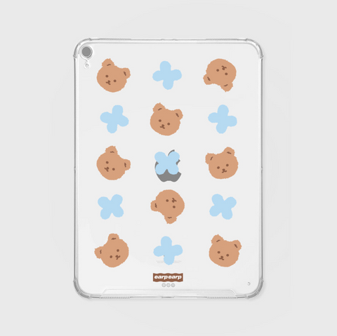 [earp earp] 스프링 코비 패턴 Ipad Clear Hard Case