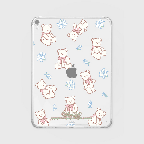 [earp earp] 릴리 코비 패턴 Ipad Clear Hard Case