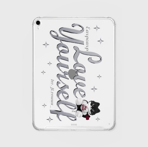 [earp earp] 러브 유어 셀프 메로 Ipad Clear Hard Case