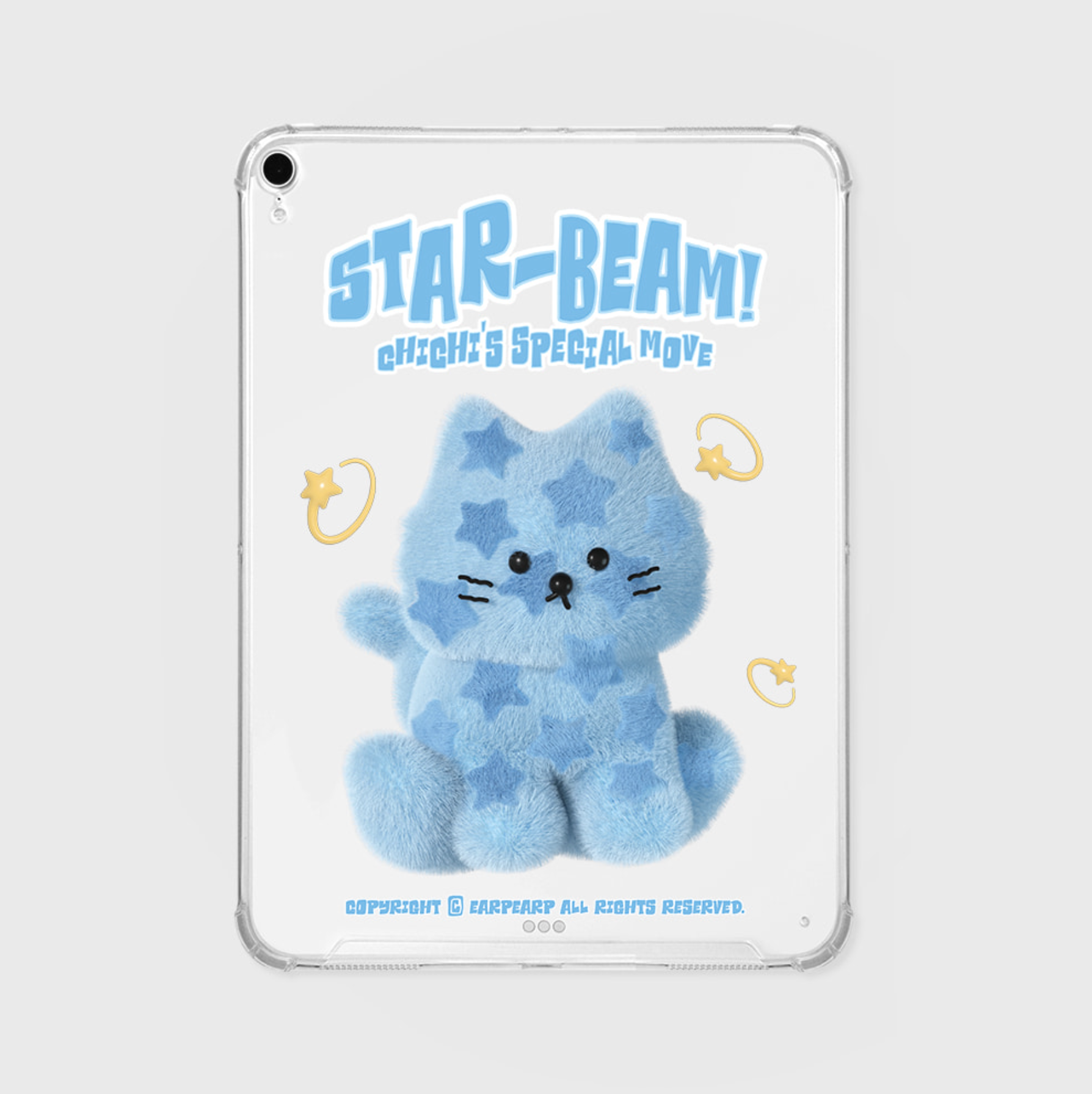 [earp earp] STAR BEAM CHICHI Ipad Clear Hard Case