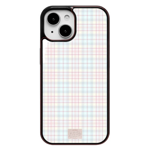 [dear my muse.] Vintage Check Skirt ver.4 Epoxy Phone Case