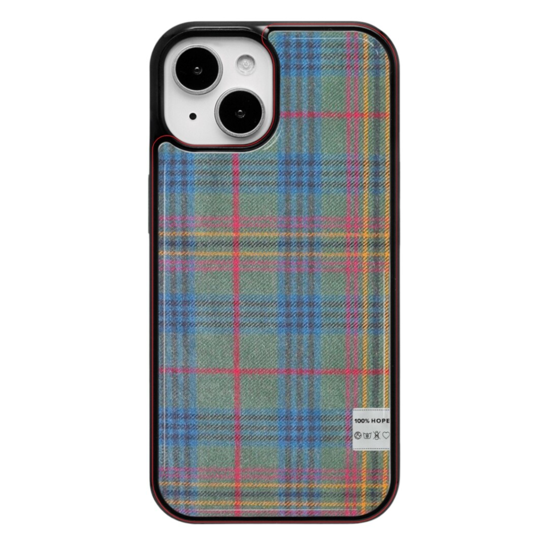 [dear my muse.] Vintage Check Skirt ver.1 Epoxy Phone Case