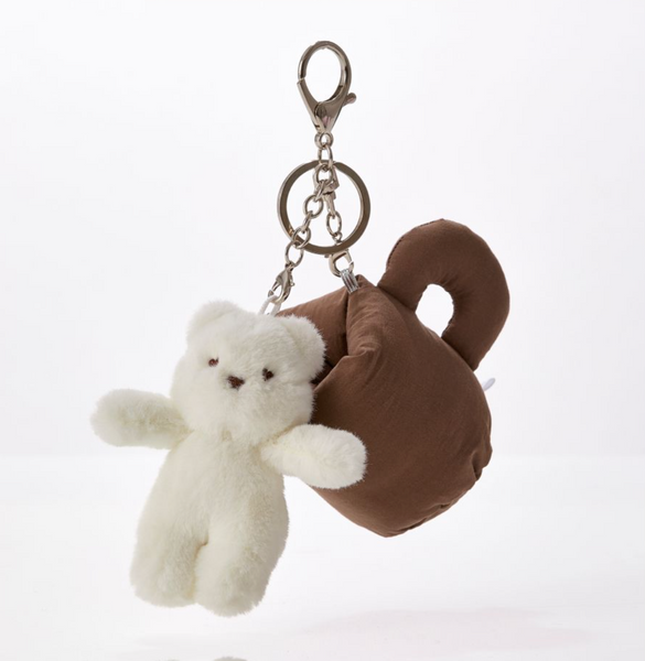 [COLLER] Mini Peri Bear X Merge Espresso Mug Keyring Set