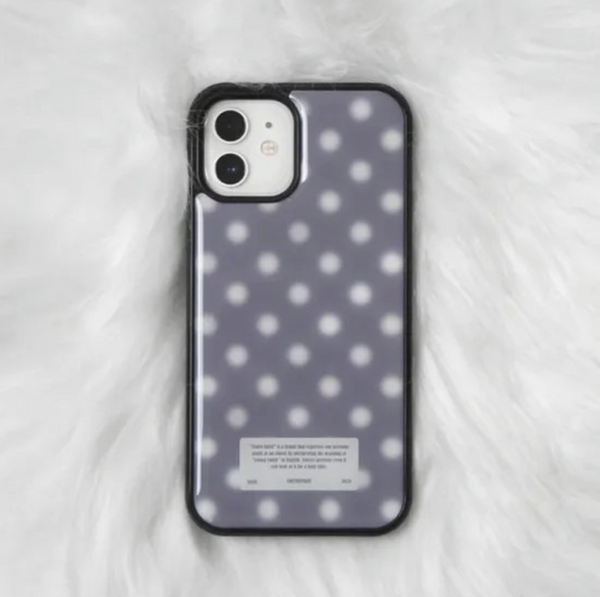 [YOUTH SPIRIT] Snow Dot Epoxy Case Bumper Grey