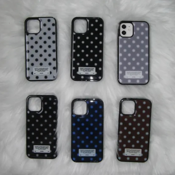 [YOUTH SPIRIT] Snow Dot Epoxy Case Bumper Black