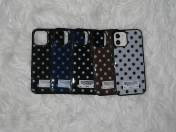 [YOUTH SPIRIT] Snow Dot Epoxy Case Bumper Black