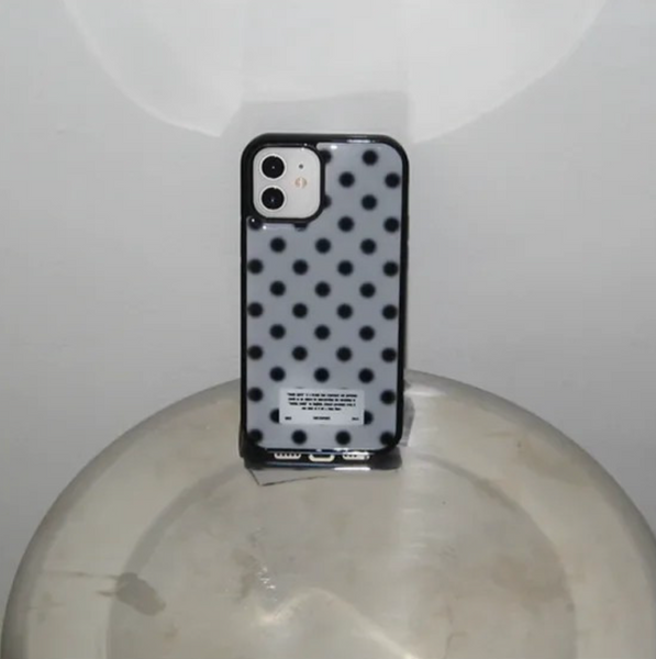 [YOUTH SPIRIT] Snow Dot Epoxy Case Bumper Grey Black