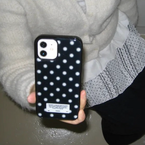 [YOUTH SPIRIT] Snow Dot Epoxy Case Bumper Black