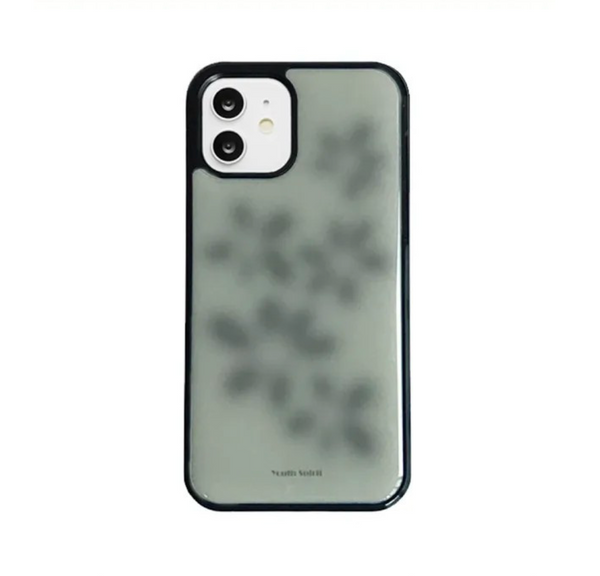 [YOUTH SPIRIT] Fog Flower Grey Gradient Epoxy Case Bumper