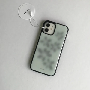 [YOUTH SPIRIT] Fog Flower Grey Gradient Epoxy Case Bumper