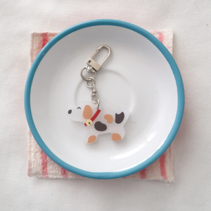 [KEZIM VILLAGE] PUPPY Keyring - RED BELL