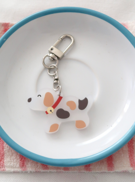 [KEZIM VILLAGE] PUPPY Keyring - RED BELL