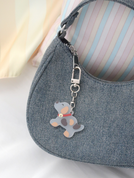 [KEZIM VILLAGE] PUPPY Keyring - RED BELL