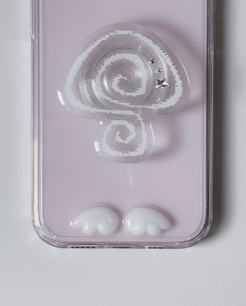 [Kim cupid] Angel case - White Jelly / MagSafe Case