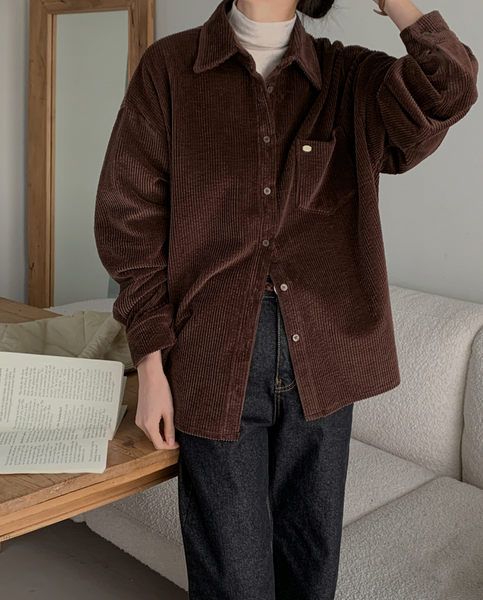 [FROM HEAD TO TOE] *Love From* Tippon Corduroy Shirt