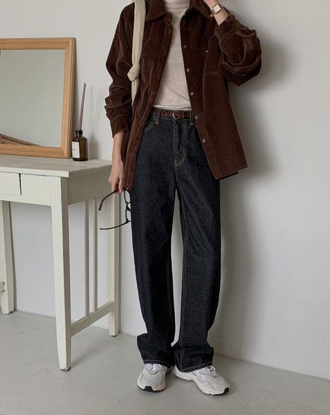 [FROM HEAD TO TOE] *Love From* Tippon Corduroy Shirt