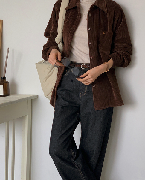 [FROM HEAD TO TOE] *Love From* Tippon Corduroy Shirt