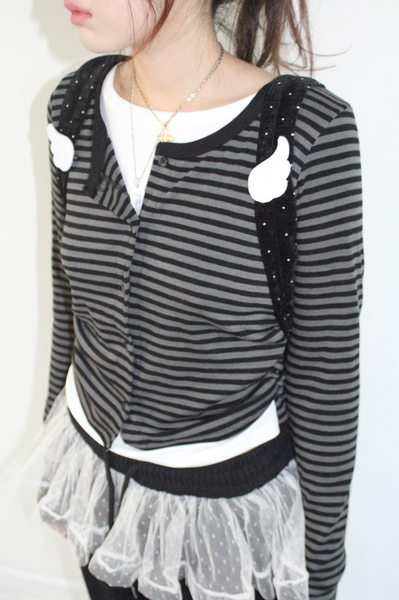 [hippiedippy] ꒰ა wings brooch (3colour) ໒꒱